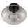 Osram - Lámpara de techo DECOR SMOKE 1xE27/12W/230V Ø 28 cm negro/gris ahumado