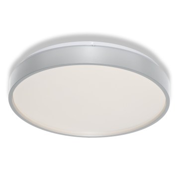Osram - Lámpara de techo LED con sensor crepuscular CEILING LUXO LED/18W/230V Ø 32 cm, plateada