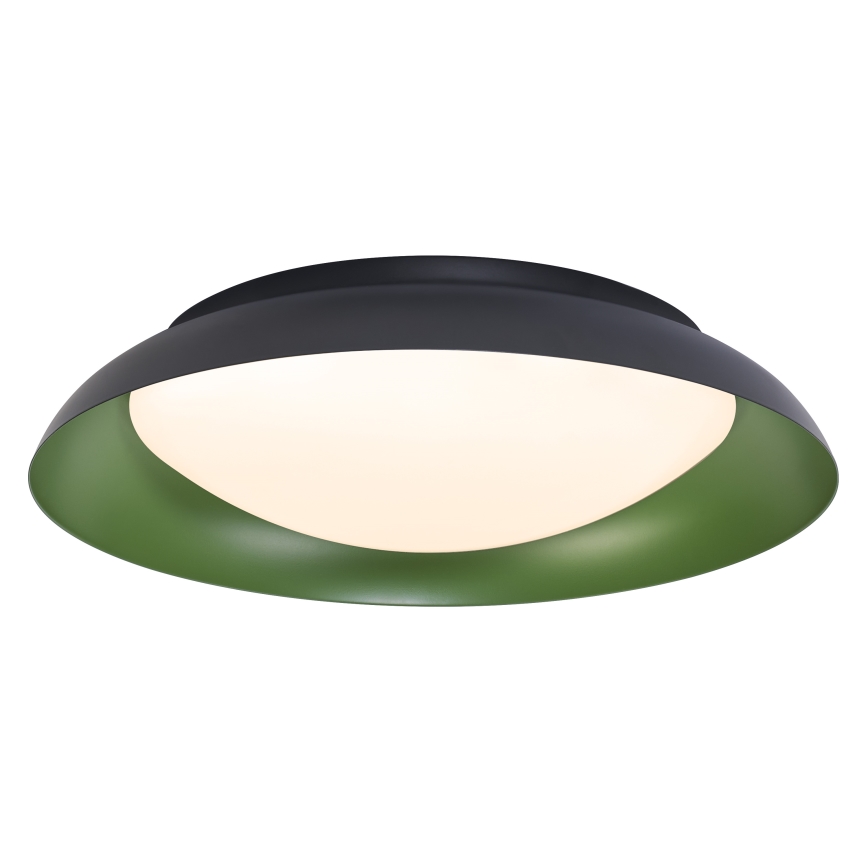 Osram - Luminaria de techo LED regulable ORBIS PLATE LED/35W/230V Ø 43 cm verde/negro