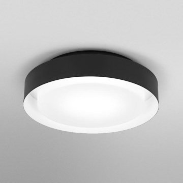 Osram - Lámpara de techo ORBIS MADRID 2xE27/10W/230V, diámetro 29 cm, negro