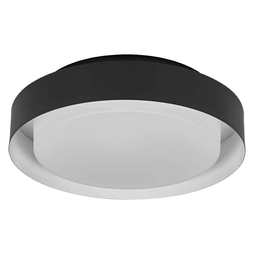 Osram - Lámpara de techo ORBIS MADRID 2xE27/10W/230V, diámetro 29 cm, negro