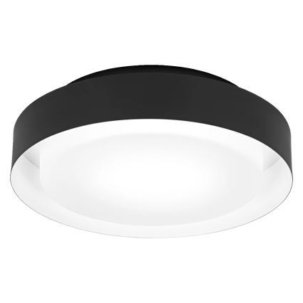 Osram - Lámpara de techo ORBIS MADRID 2xE27/10W/230V, diámetro 29 cm, negro