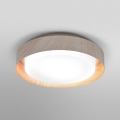 Osram - Lámpara de techo ORBIS MADRID 2xE27/10W/230V Ø 29 cm acabado en madera