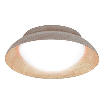 Osram - Lámpara de techo ORBIS MILAN 2xE27/10W/230V Ø 30,5 cm acabado en madera