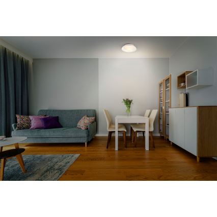 Osram - Lámpara de techo ORBIS MILAN 2xE27/10W/230V Ø 30,5 cm marrón