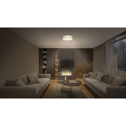 Osram - Lámpara de techo ORBIS PARIS 2xE27/25W/230V diámetro 40 cm color crema