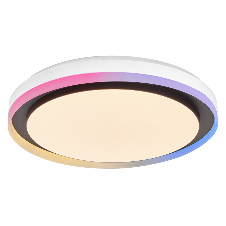 Osram - Luminaria de techo regulable LED RGBW SMART+ MAGIC LED/38W/230V, diámetro 49 cm, negra, 2700-6500K, Wi-Fi