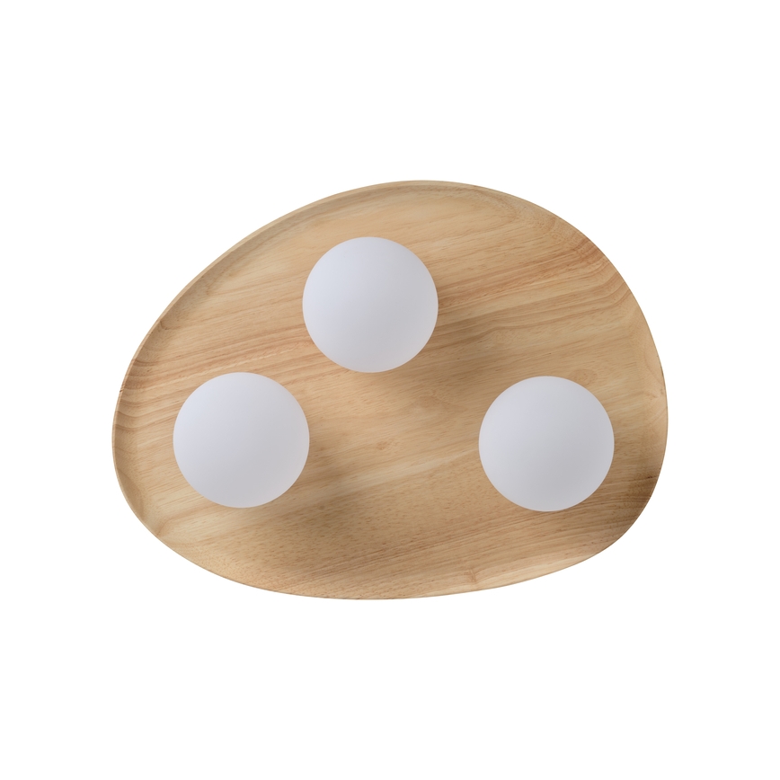 Osram - Lámpara de techo WOOD NEST 3xG9/5W/230V en madera de caucho