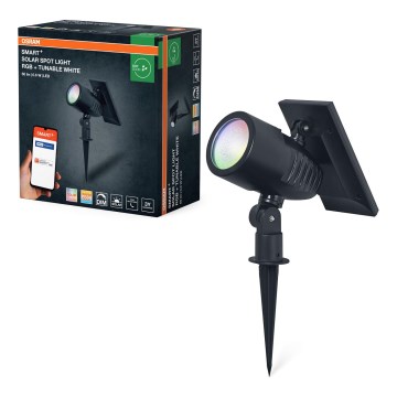Osram - Lámpara solar LED RGBW regulable SMART+ SOLAR LED/0,6W/3,7V 2000 mAh 3000-6500K IP44