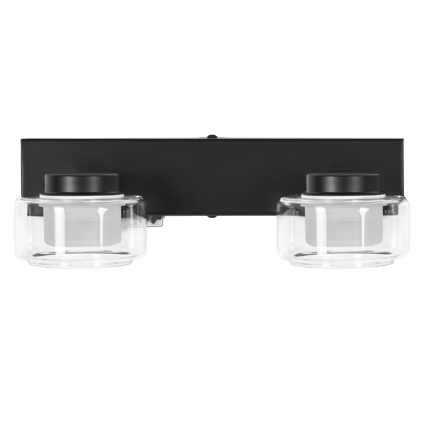Osram - Aplique LED de pared para baño ORBIS FLAME 2xLED/5,5W/230V 3000/4000K IP44 negro