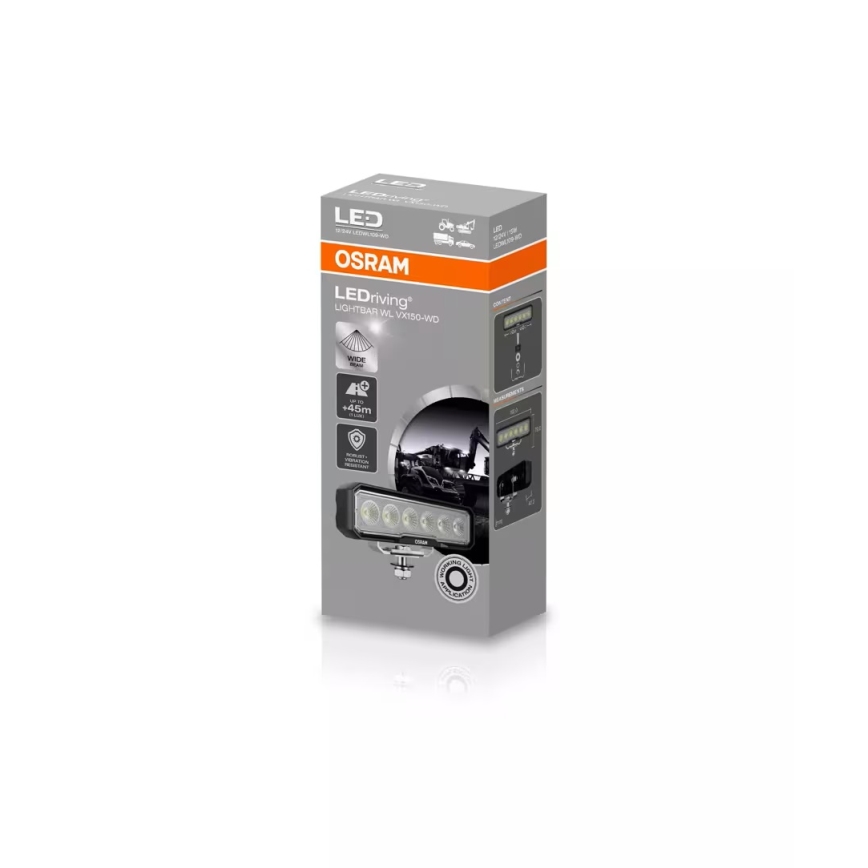 Osram - Proyector LED para automóvil LEDRIVING WL VX150-WD LED/15W/12/24V IP69 6000K