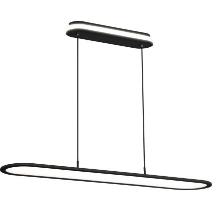 Osram - Lámpara colgante LED regulable con cable OFFICE LINE LED/57W/230V 4000K 100 cm CRI 90 negra