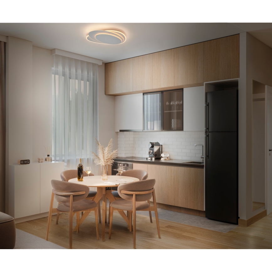 Osram - Luminaria de techo LED regulable ORBIS LAYERS LED/50W/230V 2600-6000K 36x49 cm blanca + mando a distancia