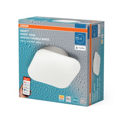 Osram - Luminaria de techo LED regulable para baño SMART+ AQUA LED/12W/230V 3000-6500K IP44 Wi-Fi