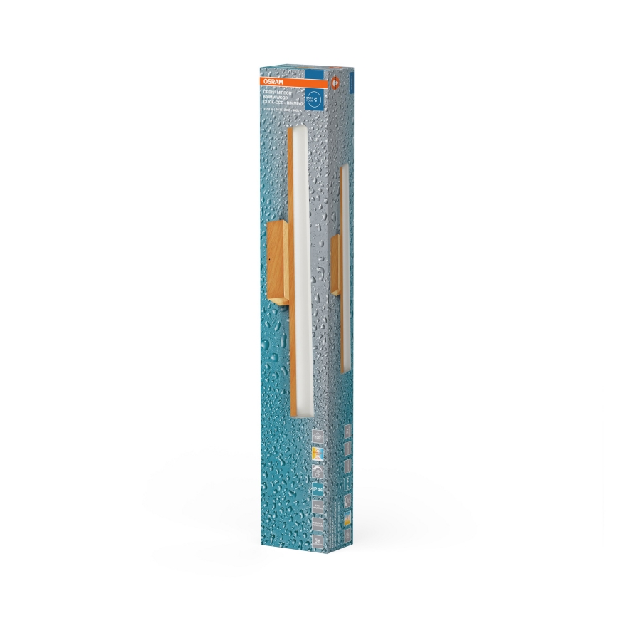 Osram - Iluminación LED regulable con control táctil para espejo de baño ORBIS MIRROR LED/10W/230V 60 cm 3000/4000K IP44 beige