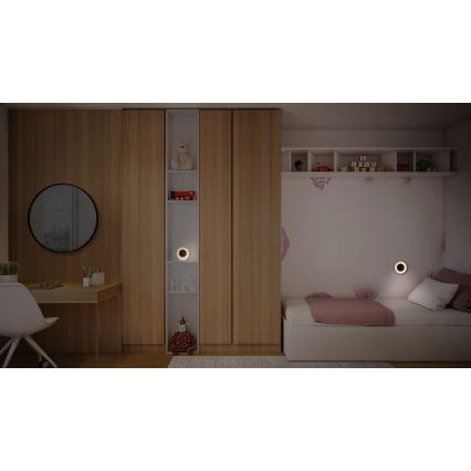 Osram - Reloj digital LED con retroiluminación NIGHTLUX LED/0,3W/5V 1000mAh 3000/4000/6500K blanco