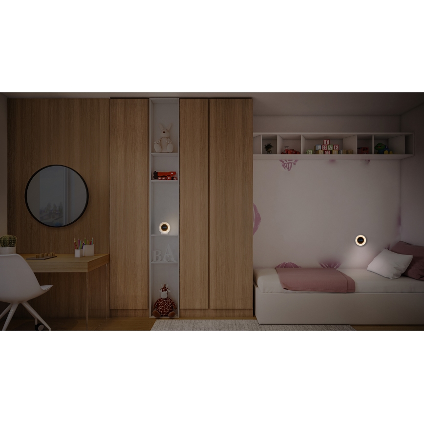 Osram - Reloj digital LED con retroiluminación NIGHTLUX LED/0,3W/5V 1000mAh 3000/4000/6500K blanco