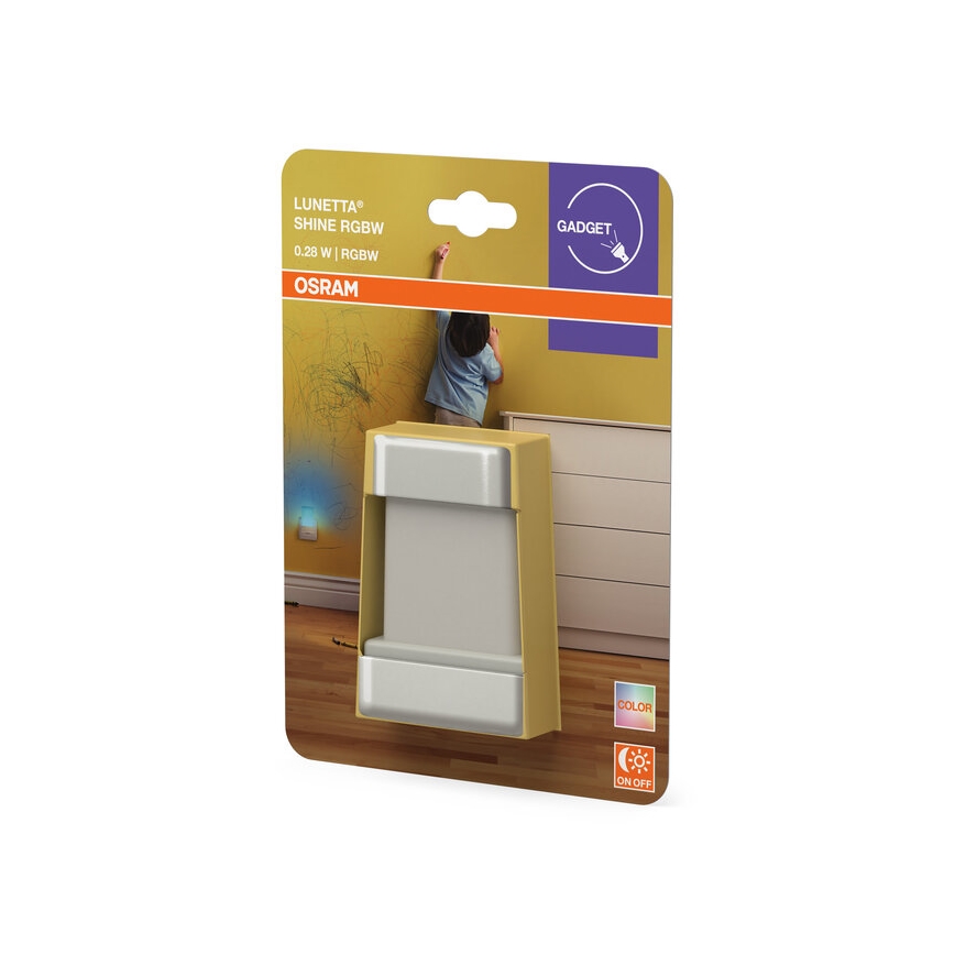 Osram - LED RGBW Luz nocturna con sensor LUNETTA LED/0,28W/230V