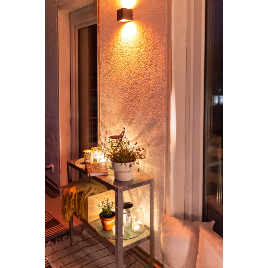 Osram - LED RGBW aplique de pared regulable para exterior SMART+ BRICK LED/14W/230V IP44 Wi-Fi