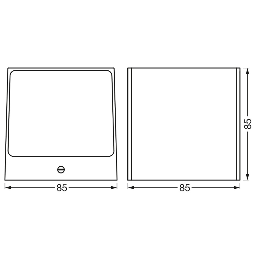 Osram - LED RGBW aplique de pared regulable para exterior SMART+ BRICK LED/14W/230V IP44 Wi-Fi