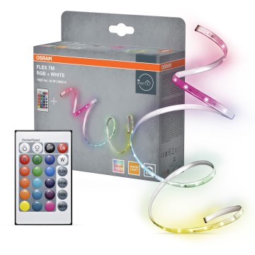 Osram - LED RGBW Tira regulable FLEX 7m LED/18W/230V + mando a distancia