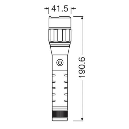 Osram - Linterna LED recargable regulable LEDINSPECT PRO TORCH 1200 LED/13W/3,6V 4000 mAh IP44