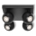 Osram - Luminaria de focos SPOT SPHERAL 4xGU10/6W/230V negra