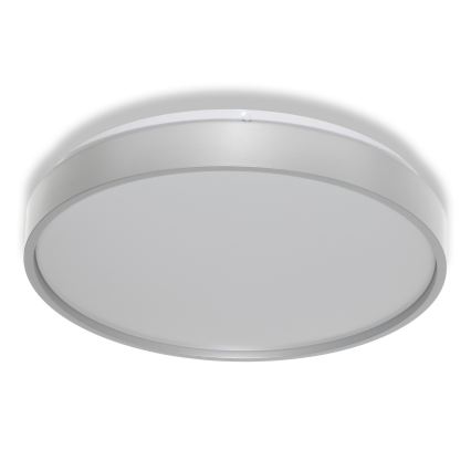 Osram - Lámpara de techo LED con sensor crepuscular CEILING LUXO LED/18W/230V Ø 32 cm, plateada