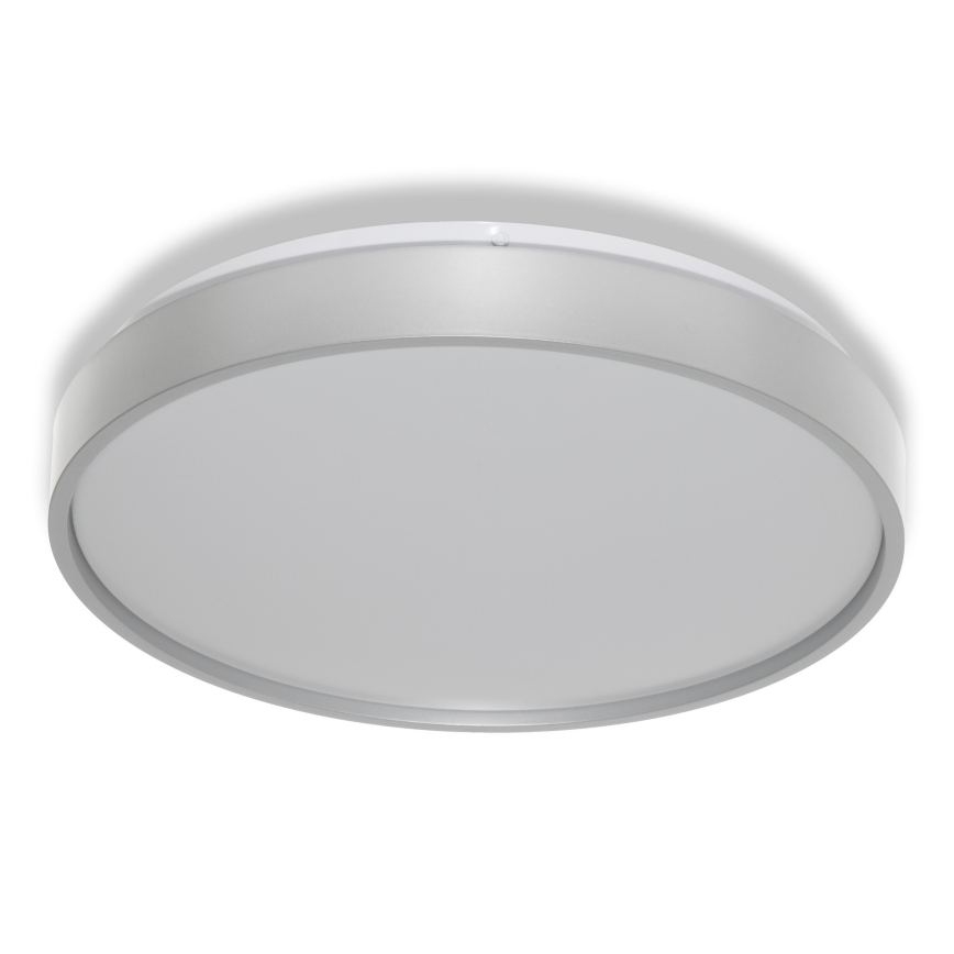 Osram - Lámpara de techo LED con sensor crepuscular CEILING LUXO LED/18W/230V Ø 32 cm, plateada