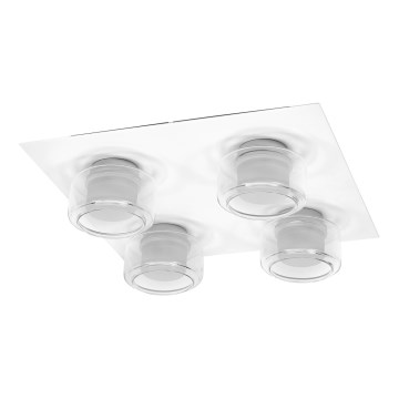 Osram - Luminaria de techo LED para baño ORBIS FLAME 4xLED/5,5W/230V 3000/4000K IP44 blanco