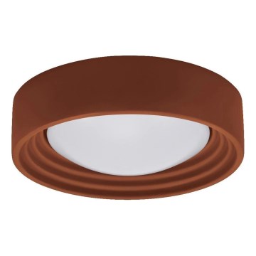Osram - Luminaria de techo LED regulable ORBIS CONCRETE LED/13W/230V Ø 30 cm marrón/hormigón