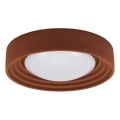 Osram - Luminaria de techo LED regulable ORBIS CONCRETE LED/18W/230V Ø 40 cm marrón/hormigón
