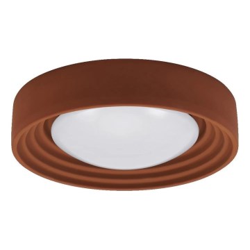 Osram - Luminaria de techo LED regulable ORBIS CONCRETE LED/18W/230V Ø 40 cm marrón/hormigón