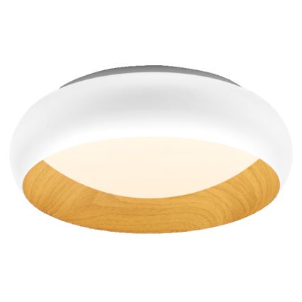 Osram - Lámpara de techo LED regulable ORBIS LIVIA LED/16W/230V Ø 30 cm blanco/marrón