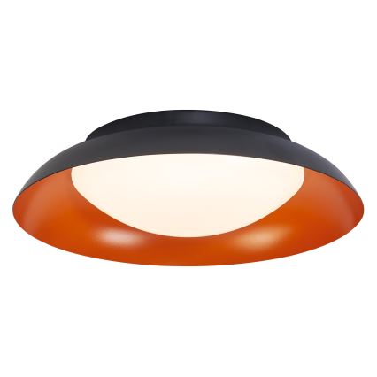 Osram - Luminaria de techo LED regulable ORBIS PLATE LED/35W/230V Ø 43 cm naranja/negro