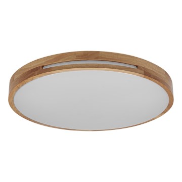 Osram - Luminaria de techo LED regulable ORBIS WOODBURRY LED/24W/230V Ø 39 cm beige