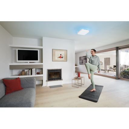 Osram - Luminaria de techo LED RGBW regulable SMART+ ORBIS LED/28W/230V 35x35 cm 2700-6500K Wi-Fi