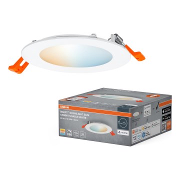 Osram - Luminaria empotrable LED regulable SMART+ Downlight LED/8W/230V 3000-6500K Wi-Fi