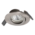 Osram - Luminaria empotrable LED SPOT 1xGU10/4,3W/230V 2700K CRI 90 cromo mate