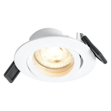 Osram - Luminaria empotrada LED SPOT 1xGU10/4,3W/230V 2700K CRI 90 blanca
