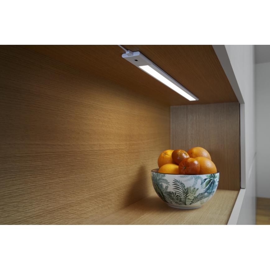 Osram - Luminaria LED regulable para debajo de armarios con sensor de movimiento CABINET LED/11W/230V 3000K 30 cm blanca