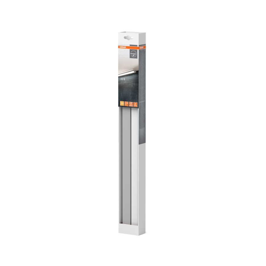 Osram - Luminaria LED bajo mueble LINEAR LED/10W/230V 3000K 55,7 cm plateada