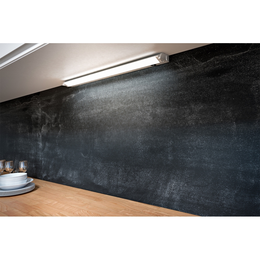 Osram - Luminaria LED bajo mueble LINEAR LED/6W/230V 3000K 35,7 cm plateada
