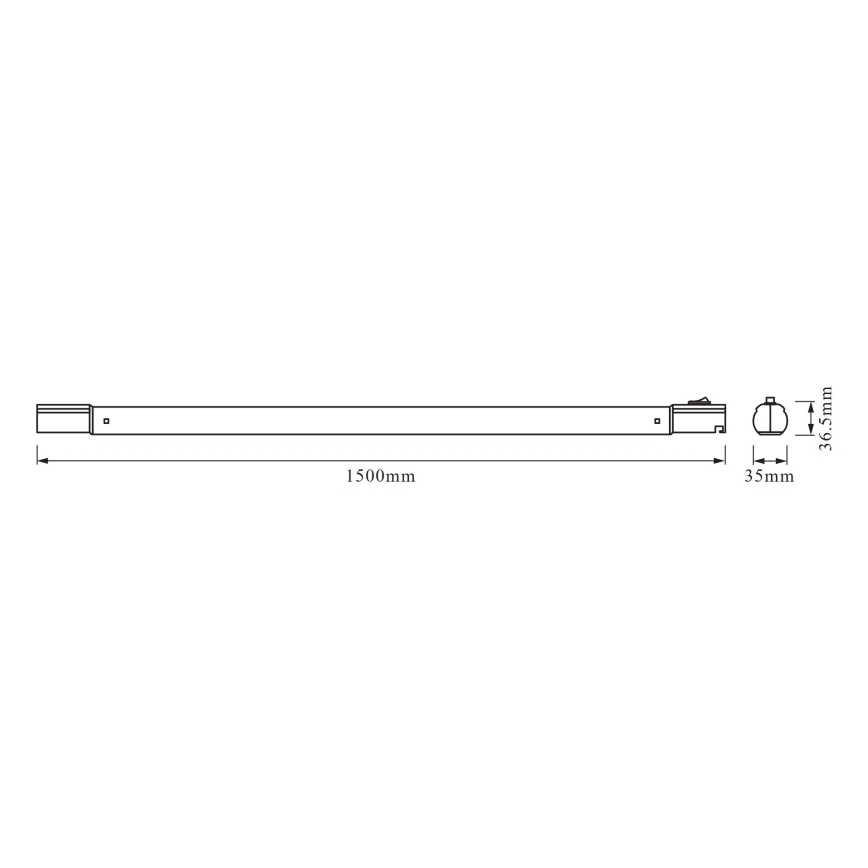 Osram - Luminaria LED bajo mueble TUBEKIT LED/21,5W/230V 4000K 150 cm blanca