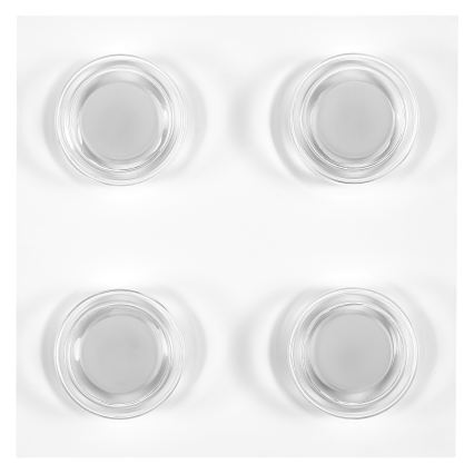 Osram - Luminaria de techo LED para baño ORBIS FLAME 4xLED/5,5W/230V 3000/4000K IP44 blanco