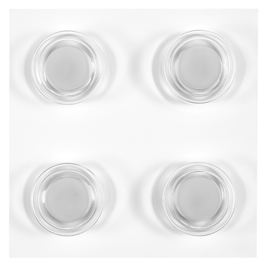 Osram - Luminaria de techo LED para baño ORBIS FLAME 4xLED/5,5W/230V 3000/4000K IP44 blanco
