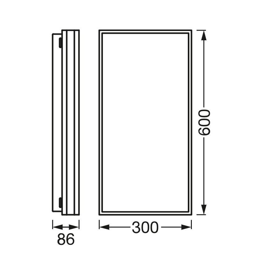 Osram - Luminaria de techo LED regulable SMART+ MAGNET LED/42W/230V 30x60 cm 3000-6500K Wi-Fi