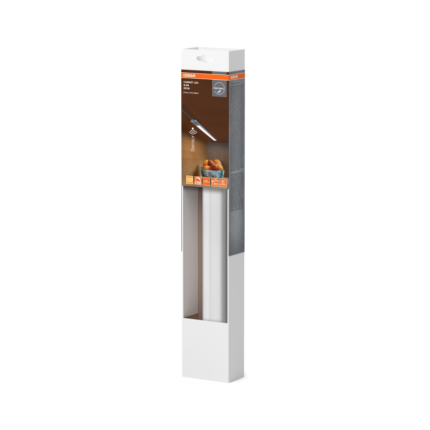 Osram - Luminaria LED regulable para instalar bajo muebles con sensor de movimiento CABINET LED/10W/230V 3000K 50 cm blanco