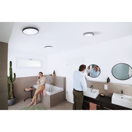 Osram - Luminaria de techo regulable para baño SMART+ DISC LED/18W/230V 3000-6500K IP44 Wi-Fi