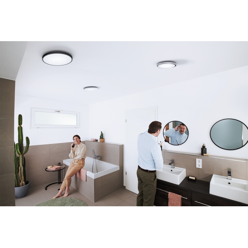 Osram - Luminaria de techo regulable para baño SMART+ DISC LED/18W/230V 3000-6500K IP44 Wi-Fi